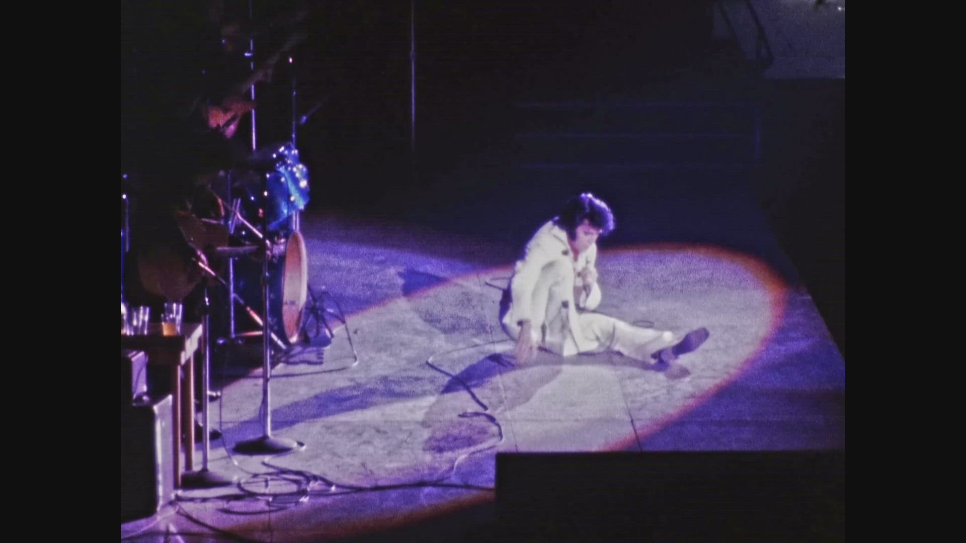 Elvis Presley became the first entertainer to perform before a sellout crowd at the International Sports Arena.