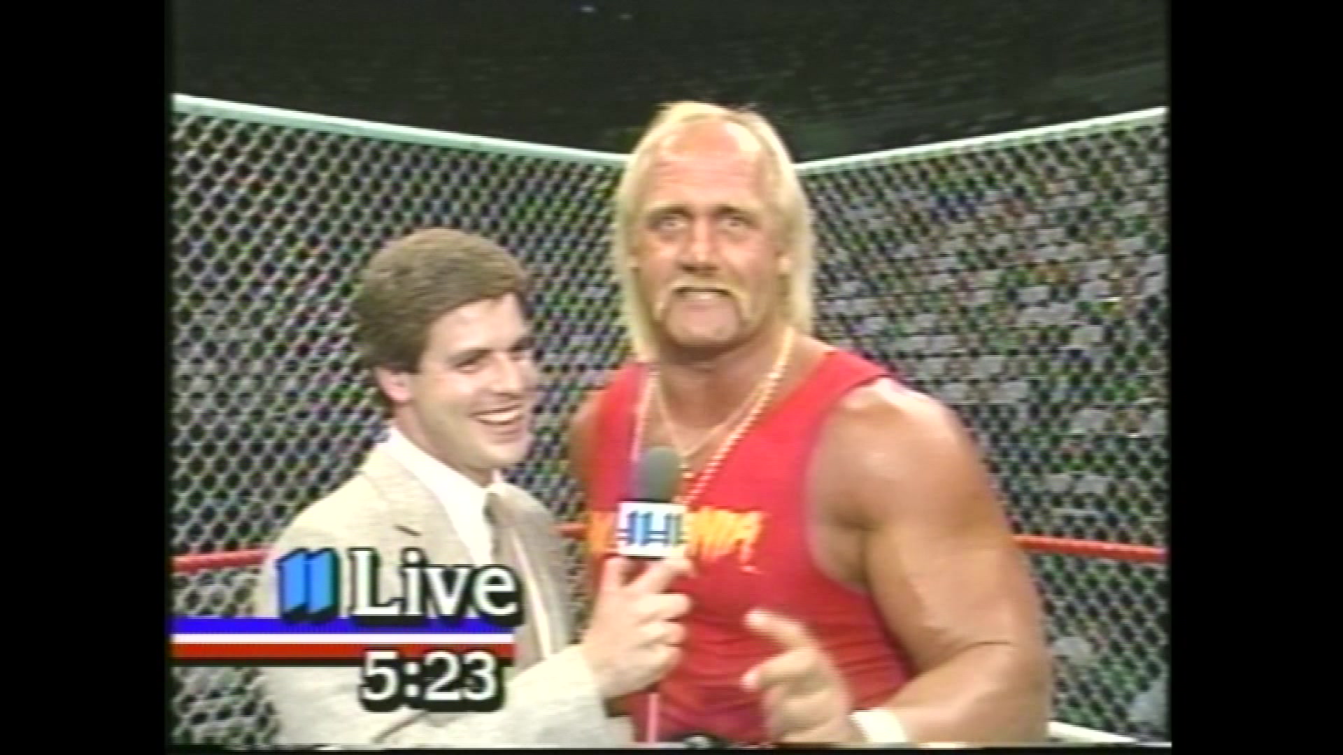 Hulk Hogan in Minnesota in 1985
