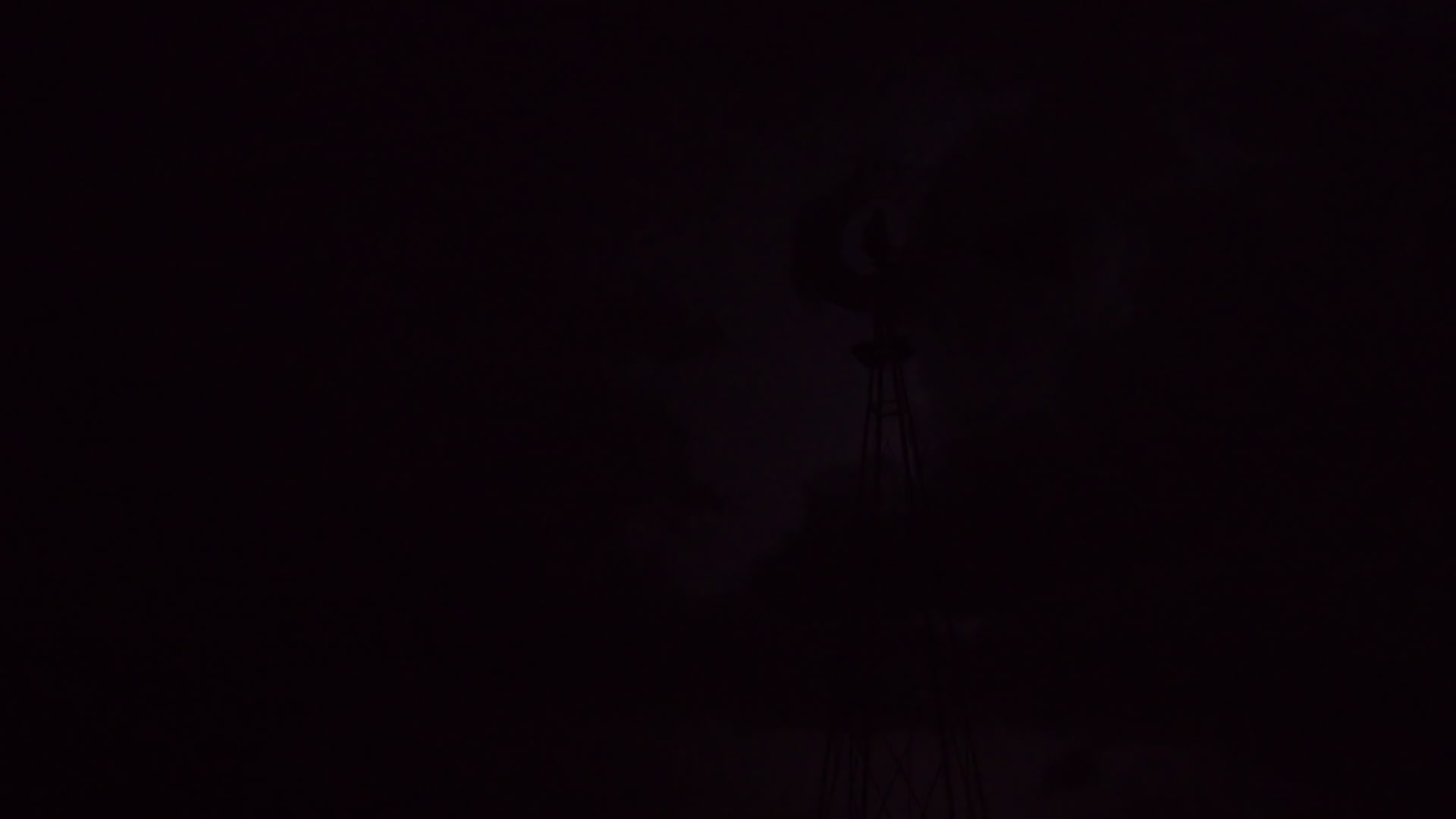 Lightning flashes behind windmill at night, close-up, HD.  Camera: Netflix-approved Sony FS7. Need something else? Contact us at info@stormstock.com