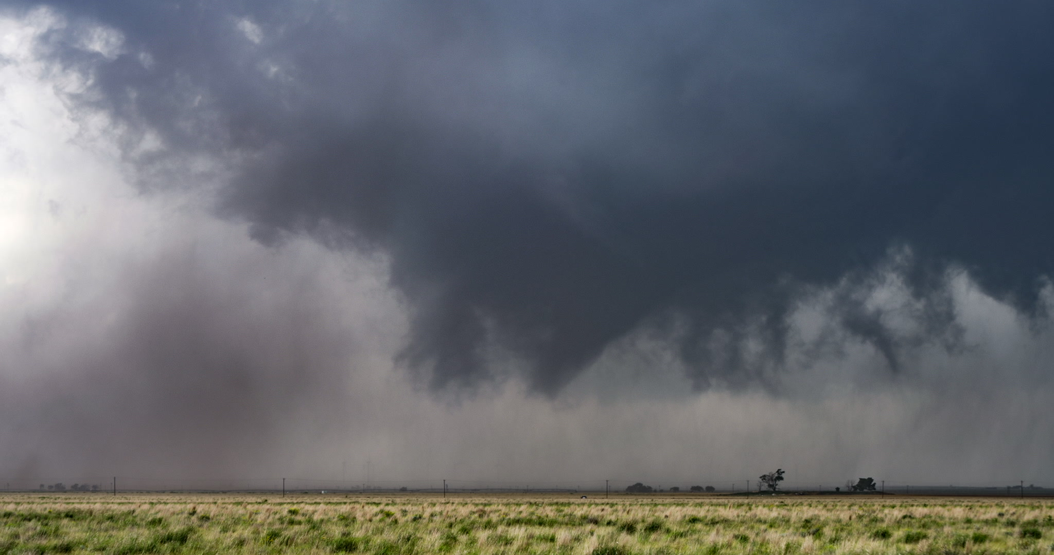 Texas Tornado - Small tornado over farm country, Morton, Texas, 4K. Cinematographer: Martin Lisius.