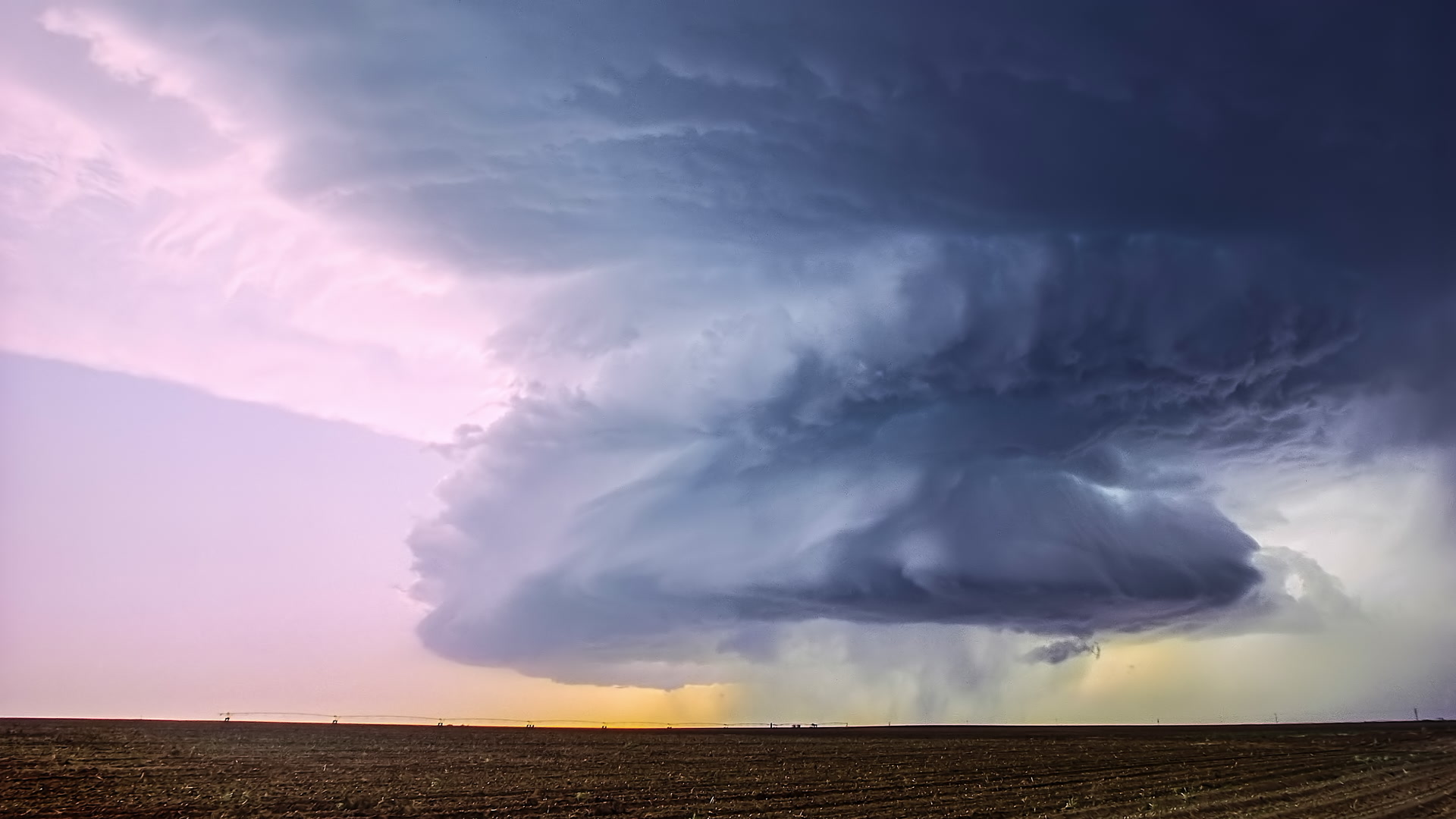 Storms on 35 - The spectacular Tarzan, Texas mothership supercell thunderstorm approaches. Super 35mm film to 4K video. Cinematographer: Martin Lisius. Need more? Give us a shout!
