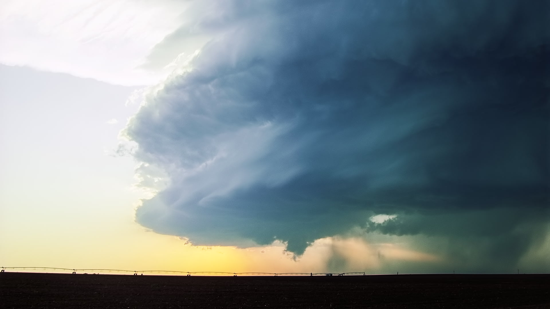 Storms on 35 - Mothership supercell thunderstorm approaches, sunset, lightning, Texas. Cinematographer: Martin Lisius. Need more? Give us a shout!