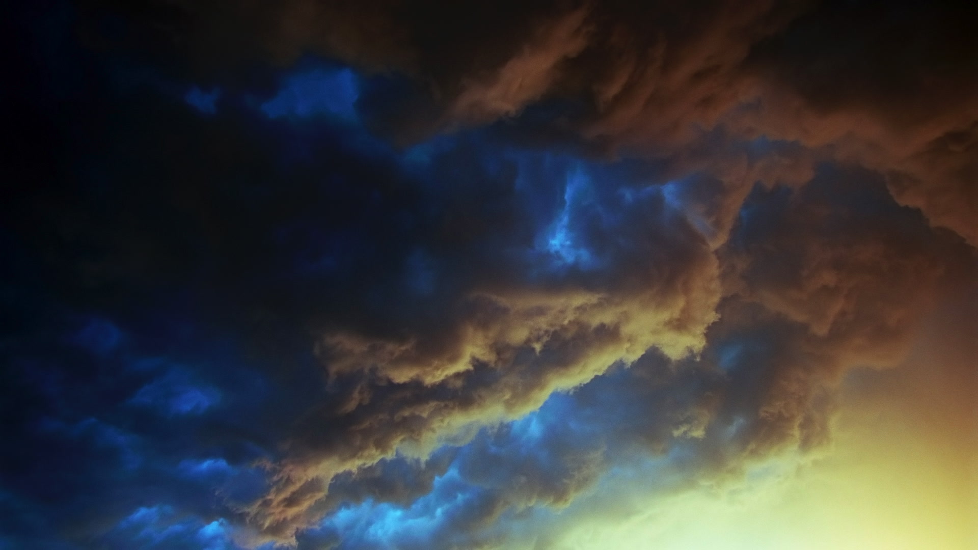Storms on 35 - Beautiful inky teal and orange storm clouds swirl, Texas. Super 35mm film to 4K video. Cinematographer: Martin Lisius. Need more? Give us a shout!